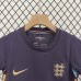 2024 Kids England Away Brown Kids Jersey Kit short Sleeve (Shirt + Short)-2237124