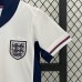 2024 Kids England Home White Kids Jersey Kit short Sleeve (Shirt + Short)-994329