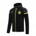 24/25 Borussia Dortmund Black Hooded Edition Classic Jacket Training Suit (Top+Pant)-8292629
