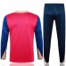 24/25 Barcelona Pink Blue Edition Classic Jacket Training Suit (Top+Pant)-2862450