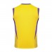 24/25 Real Madrid Training Yellow Purple Jersey Kit Sleeveless (Vest + Short)-8685886