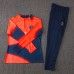 24/25 Paris Saint-Germain PSG Red Navy Blue Edition Classic Jacket Training Suit (Top+Pant)-5450677