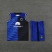 24/25 Inter Milan Training Black Blue Jersey Kit Sleeveless (Vest + Short)-9490850