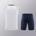 24/25 Napoli Naples Training White Jersey Kit Sleeveless (Vest + Short)-5928053