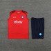 24/25 Napoli Naples Training Red Jersey Kit Sleeveless (Vest + Short)-1801921