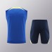 24/25 America Training Blue Jersey Kit Sleeveless (Vest + Short)-2339756