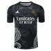 24/25 Real Madrid Training Black White Jersey Kit short Sleeve (Shirt + Short)-8090490