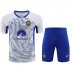 24/25 Inter Milan Training White Blue Jersey Kit short Sleeve (Shirt + Short)-2288256