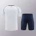 24/25 Napoli Naples Training White Jersey Kit short Sleeve (Shirt + Short)-2632488