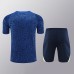 2024 America Training Blue Jersey Kit short Sleeve (Shirt + Short)-487495