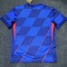 2024 Croatia Away Blue Jersey Kit short sleeve-6435086