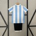 Retro kids 1986 Argentinahome Blue White Kids Jersey Kit short Sleeve (Shirt + Short)-4666317