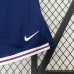 2024 England Home Shorts Navy Blue Shorts Jersey-6340883