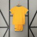 2024 Kids Netherlands Home Kids Orange Jersey Kit short sleeve (Shirt + Short)-2366302