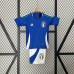2024 Kids Italy Home Kids Blue Jersey Kit short sleeve (Shirt + Short + Socks)-2665180