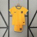 2024 Kids Netherlands Home Kids Orange Jersey Kit short sleeve (Shirt + Short + Socks)-4205527