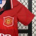 Retro 94/96 Kids Manchester United M-U Home Red Kids Jersey Kit short sleeve (Shirt + Short)-9303223