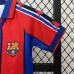 Retro 08/09 Kids Barcelona Home Red Blue Kids Jersey Kit short sleeve (Shirt + Short)-5246232