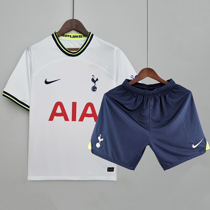 22/23 Tottenham Hotspur Home White suit short sleeve kit Jersey (Shirt + Short)-4377321