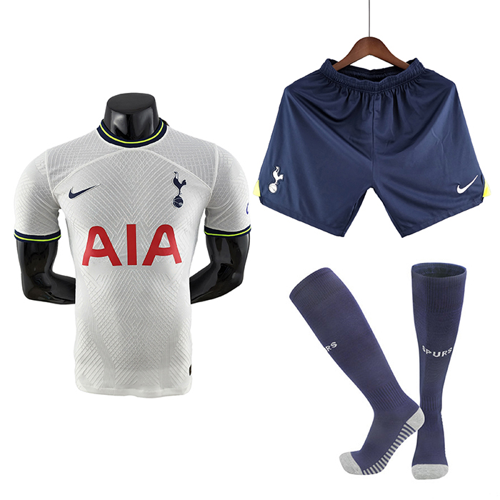 22/23 Tottenham Hotspur Home White suit short sleeve kit Jersey (Shirt + Short + Sock) (player version)-6964354