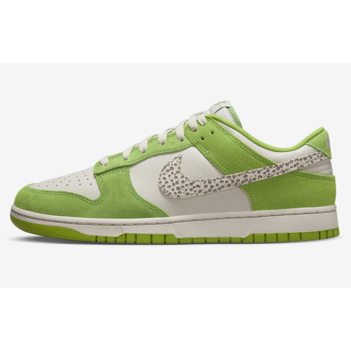 SB Dunk Low“Safari Swoosh”Running Shoes-Green/White-7549093