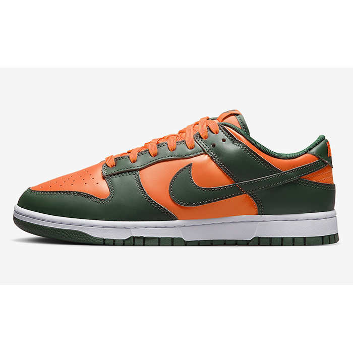 SB Dunk Low“Miami Hurricanes”Running Shoes-Orange/Green-1134468