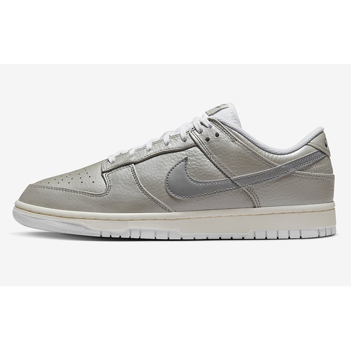 SB Dunk Low Running Shoes-Silver/White-9957851