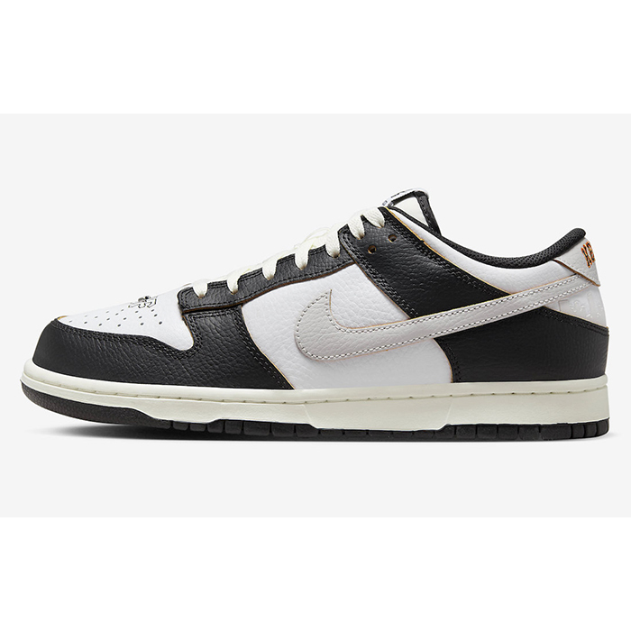 SB HUF x SB Dunk Low“San Francisco”Running Shoes-White/Black-5485106