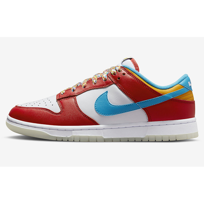 LeBron James x Dunk Low“Fruity Pebbles”Running Shoes-Red/White-7328490