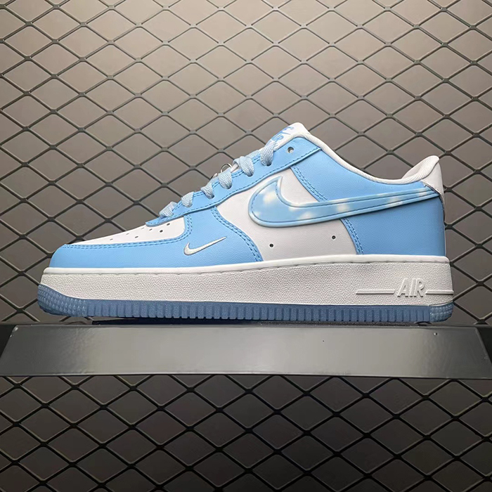 Air Force 1 AF1 Running Shoes-White/Blue-4971055