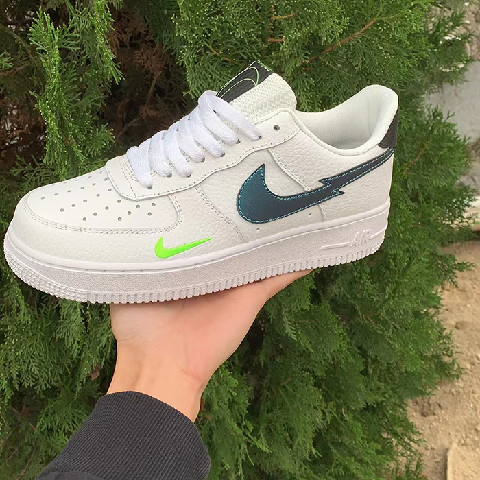 Air Force 1 AF1 Running Shoes-White/Green-6171564