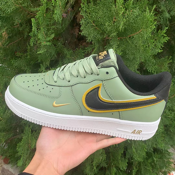 Air Force 1 AF1 Running Shoes-Army Green/White-7634306