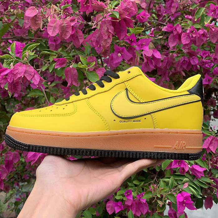 Air Force 1 AF1 Running Shoes-Yellow/Black-348967