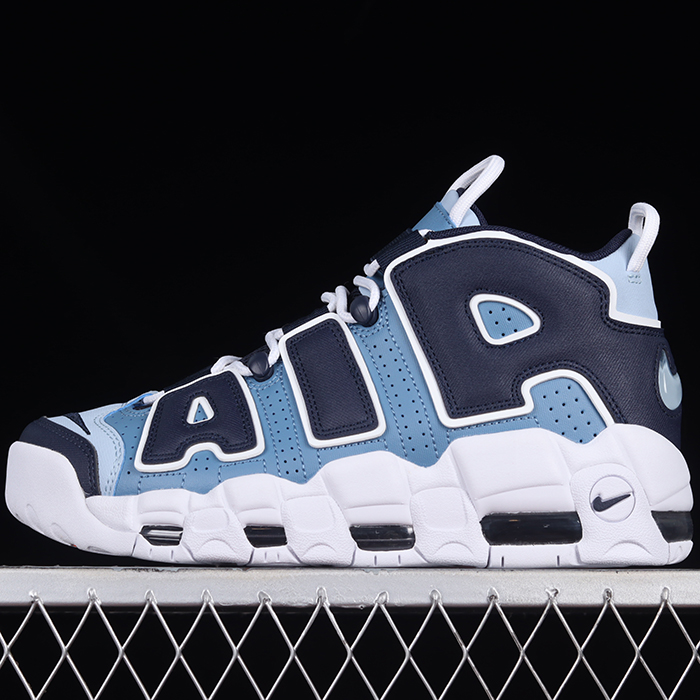 Air More Uptempo 96 QS Running Shoes-Blue/White-3690624