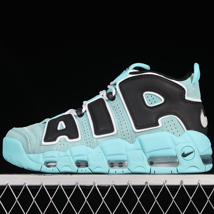 Air More Uptempo 96 QS Running Shoes-Blue/Black-7104172