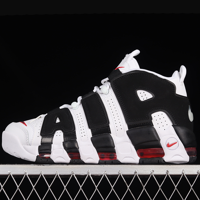 Air More Uptempo 96 QS Running Shoes-White/Black-6402081