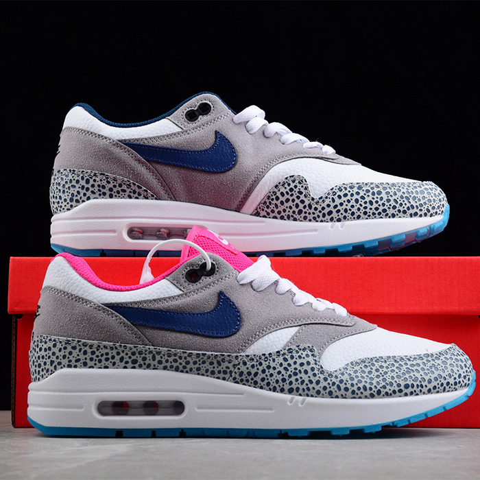 Air Max 1 Cactus Jack Running Shoes-Grey/White-7539656