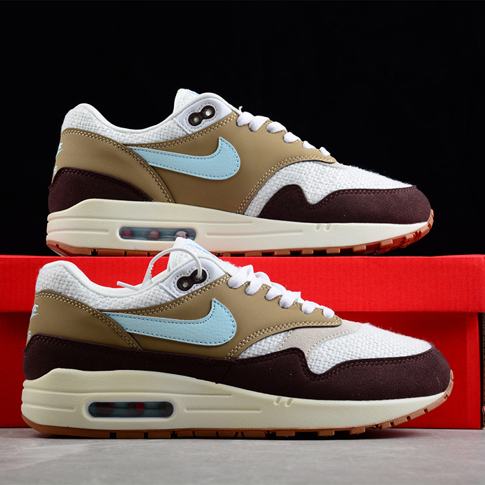Air Max 1 Cactus Jack Running Shoes-Brown/White-9841083