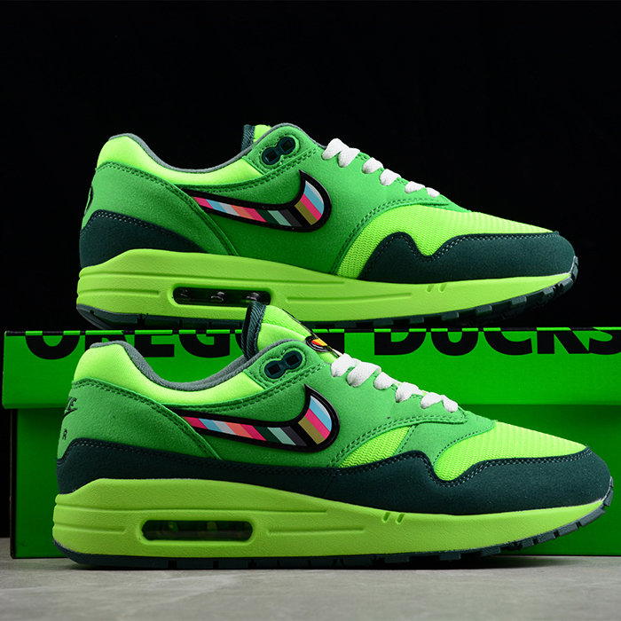 Air Max 1 Cactus Jack Running Shoes-Green/White-7736593