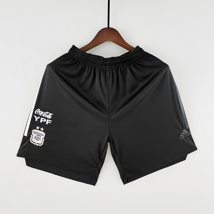 2022 Argentina Training Suit Shorts Black Shorts-737584