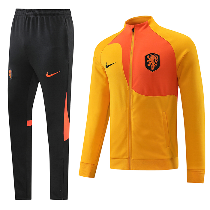 2022 Netherlands Yellow Edition Classic Training Suit (Top + Pant)-8065529