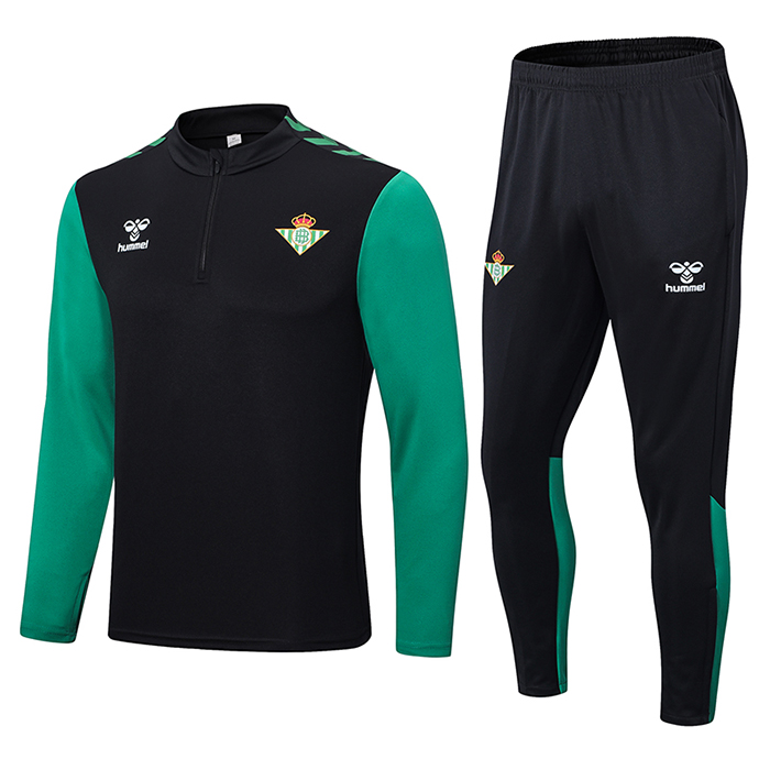 22/23 REAL BETIS Black Edition Classic Training Suit (Top + Pant)-4398107