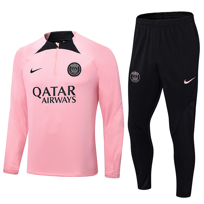 22/23 Paris Saint-Germain PSG Pink Edition Classic Training Suit (Top + Pant)-4402871