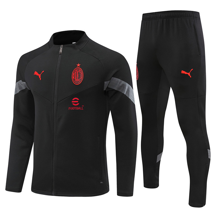 22/23 AC Milan Black Edition Classic Training Suit (Top + Pant)-481233