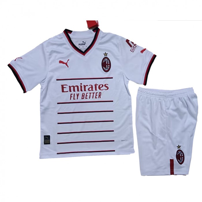 22/23 AC Milan Away White Jersey Kit short sleeve (Shirt + Short)-941362