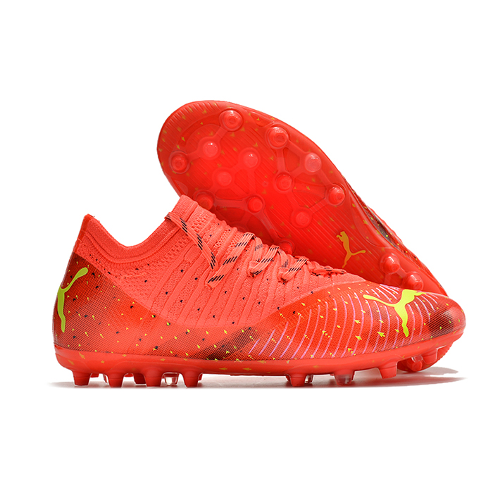 Neymar Future Z 1.3 Instinct MG Soccer Shoes-Red/Yellow-1380627