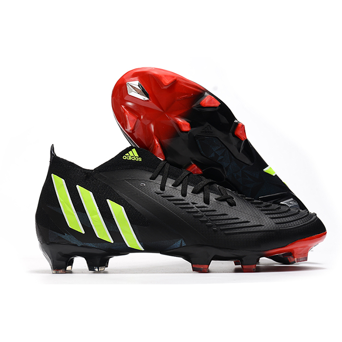Predator Edge Geometric.1 FG High Soccer Shoes-Black/Green-9472962