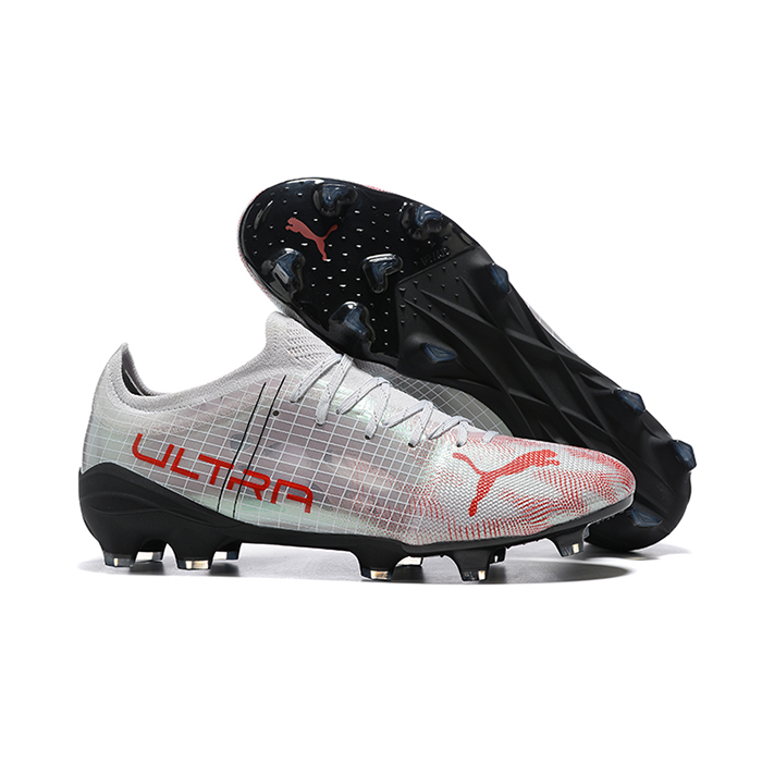 Ultra 1.4 Instinct FG Soccer Shoes-Grey/Red-6450540