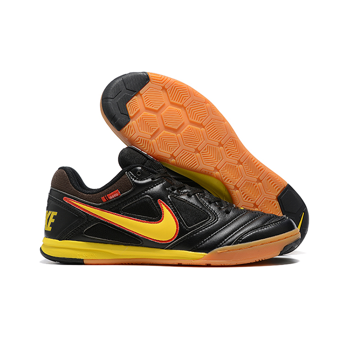 Supreme x SB Gato Soccer Shoes-Black/Yelllow-875423