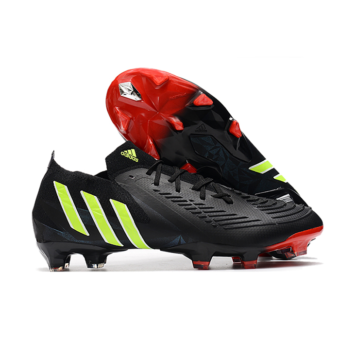 Predator Edge Geometric.1 FG Soccer Shoes-Black/Green-3712904